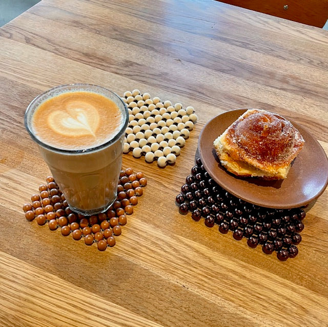 Metallic Brown Square